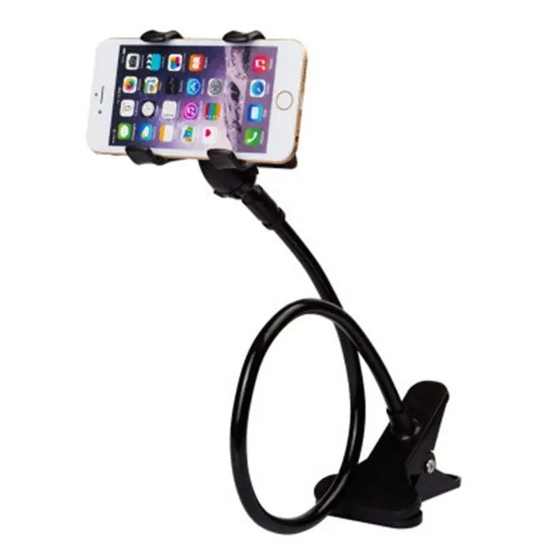 FlexEase 360° Gooseneck Phone Holder - Universal, Hands-Free, and Fully Adjustable