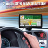 7 Inch GPS Navigation System for Car & Truck: Canada & North America