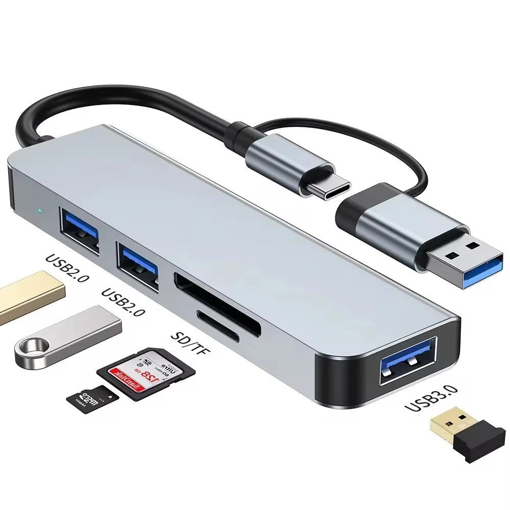 NexLink 8 in 1 USB Hub with Card Reader