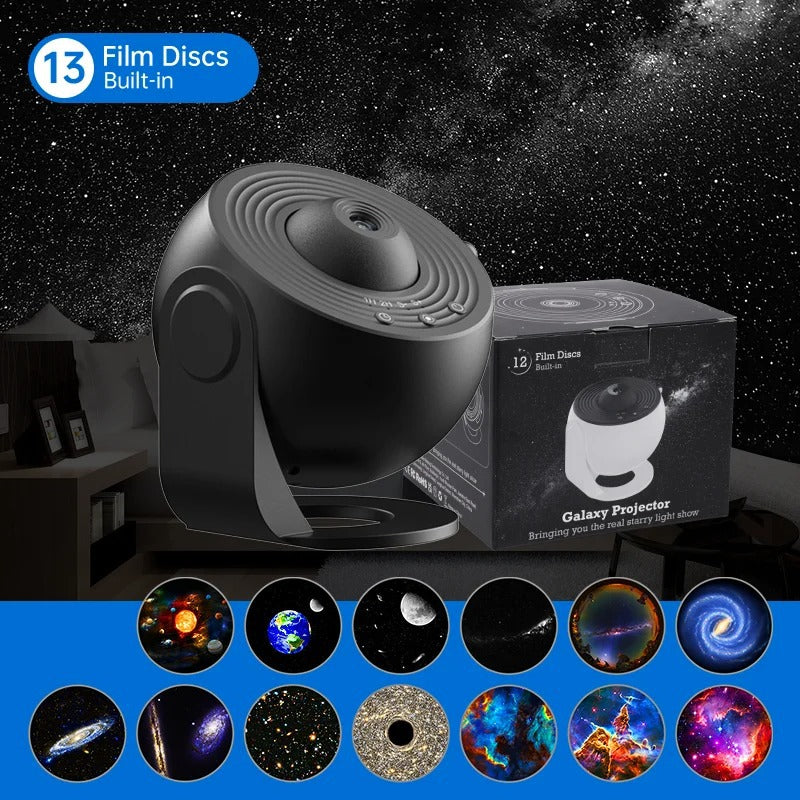 Galaxy Star Projector Night Light  360° Rotating Planetarium Lamp for Kids' Bedrooms, Weddings, and Valentine's Day Gifts