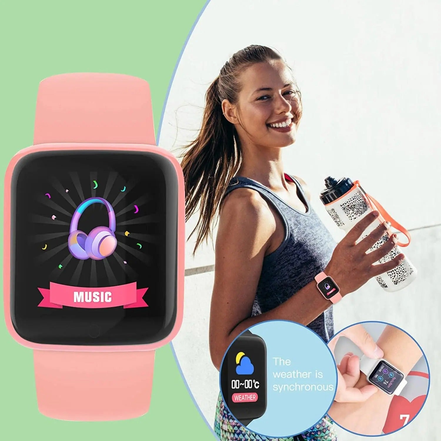 SyncFit Smartwatch Multifunctional Bluetooth Fitness Tracker