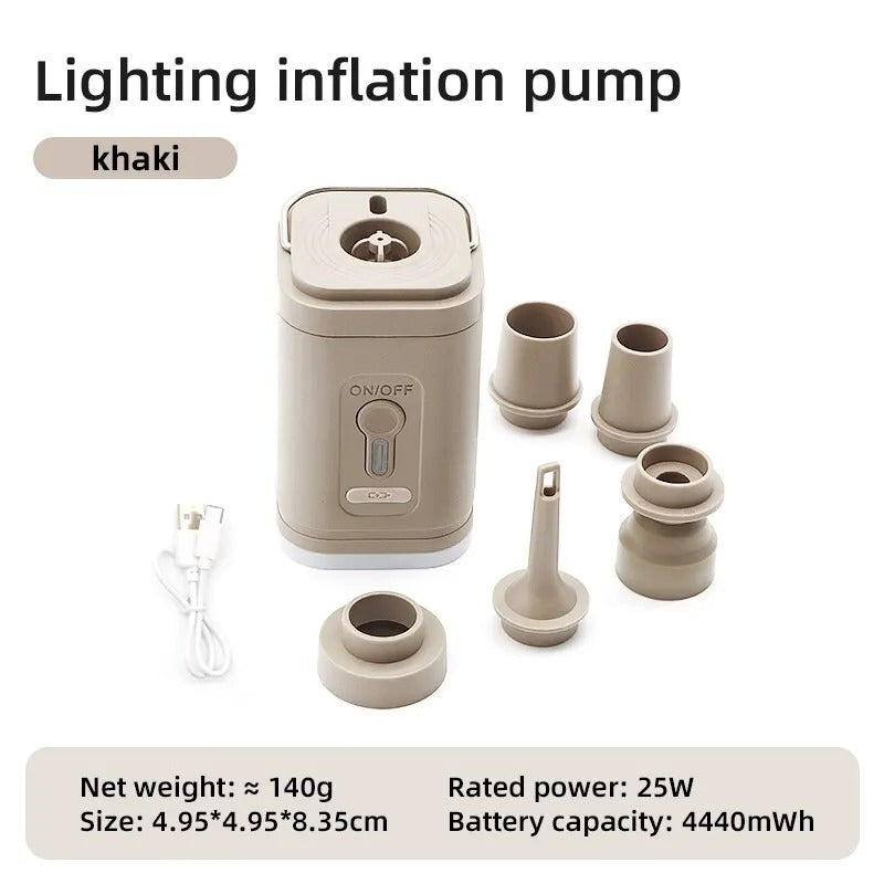 Portable Wireless Electric Air Pump Inflator Deflator