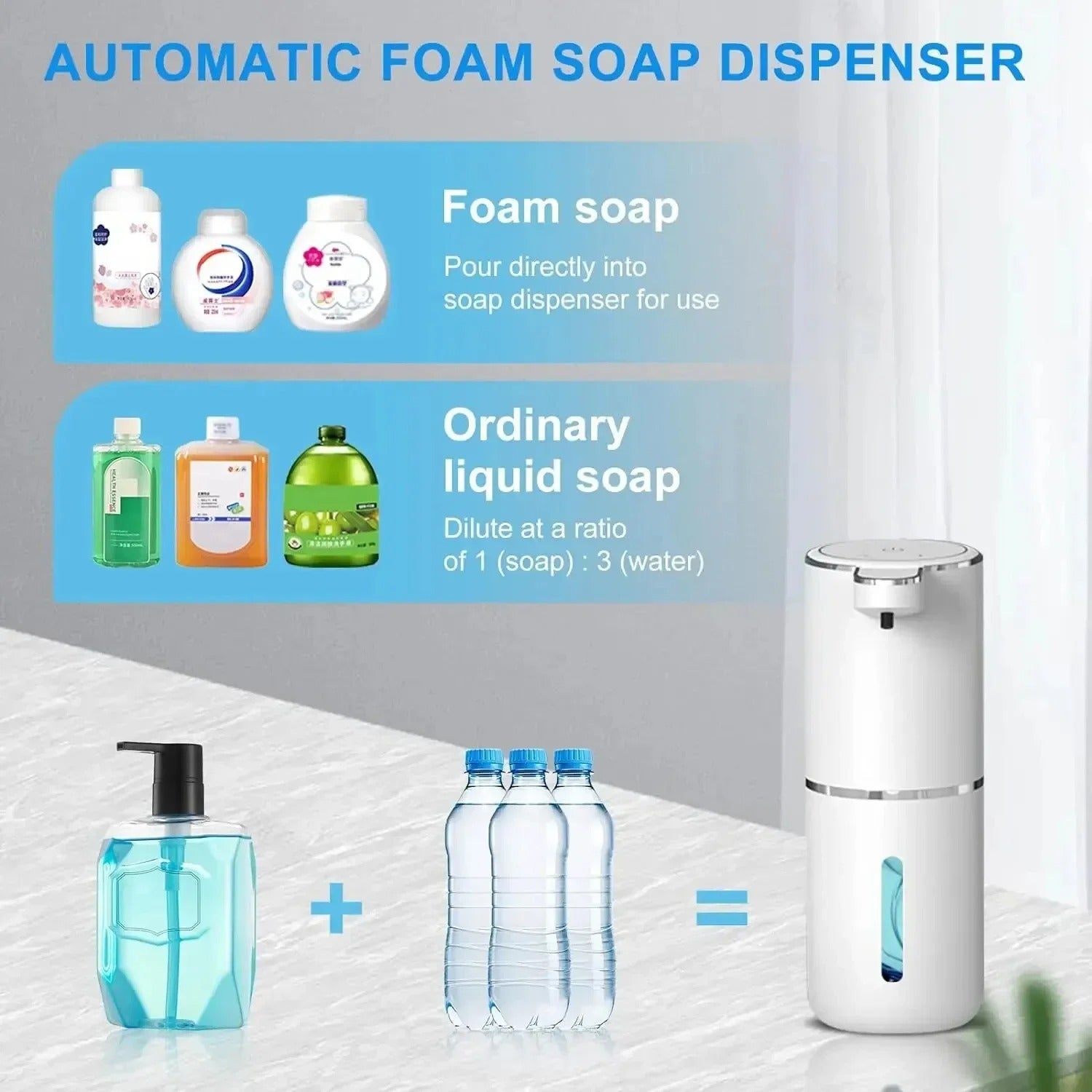 Automatic Touchless Foaming Soap Dispenser