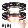 9 LED Rechargeable Headlamp  USB, Motion Sensor, Powerful Light for Fishing, Camping, and Outdoor Work
