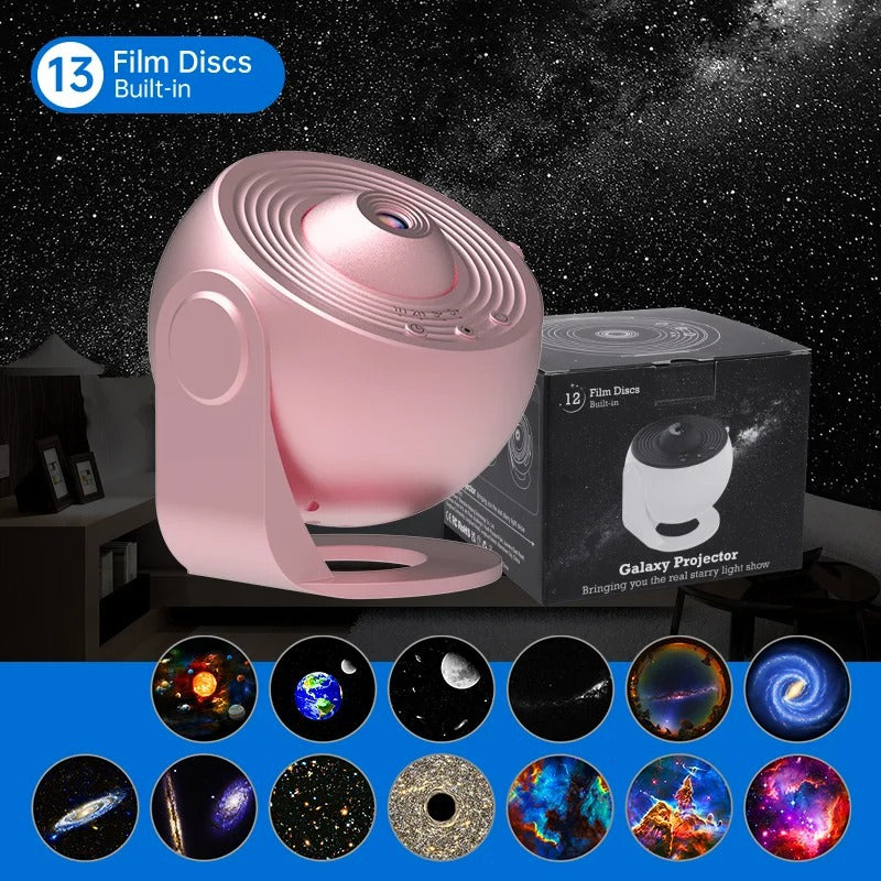 Galaxy Star Projector Night Light  360° Rotating Planetarium Lamp for Kids' Bedrooms, Weddings, and Valentine's Day Gifts