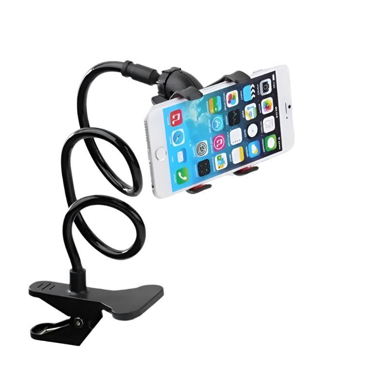 Flexible Gooseneck Phone Holder  360° Rotating, Universal, and Adjustable for Hands-Free Use