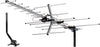 HD TV Antenna – 200-Mile Range, Indoor/Outdoor, 4K & 1080P with Mounting Pole