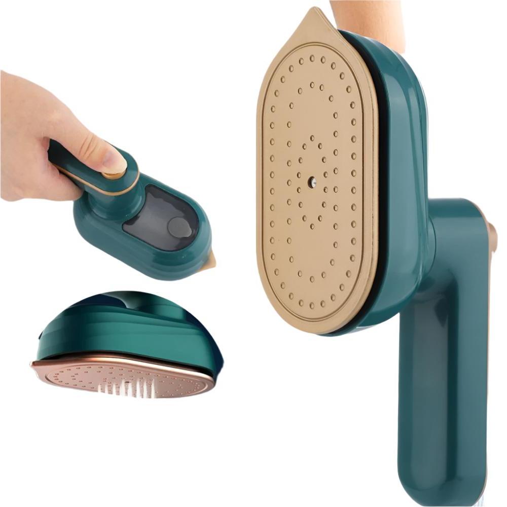 Mini Rotating Steam Iron  Handheld Garment Steamer for Wet & Dry Use, Portable Double Hot Steam Generator for Home & Travel