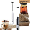 Mini USB Rechargeable Milk Frother  3 Speed Foam Maker, Coffee Whisk, and Egg Beater