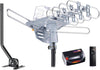 Outdoor HD TV Antenna with 150-Mile Range & 40ft Coax Cable