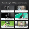 SteadiLite 3-Axis Smartphone Gimbal Stabilizer with Fill Light & Face Tracking