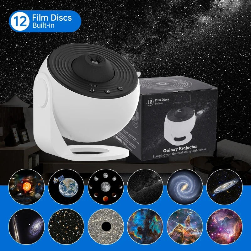 Galaxy Star Projector Night Light  360° Rotating Planetarium Lamp for Kids' Bedrooms, Weddings, and Valentine's Day Gifts