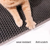 Double Layer Waterproof Cat Litter Mat  Non-Slip Urine Proof Trapping Pad with Easy-Clean Surface and Large Footprint