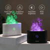 Ultrasonic Aroma Diffuser & Humidifier with LED Flame Lamp  Cool Mist Essential Oil Diffuser